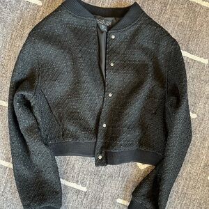 Rachel Zoe Black Cropped Jacket